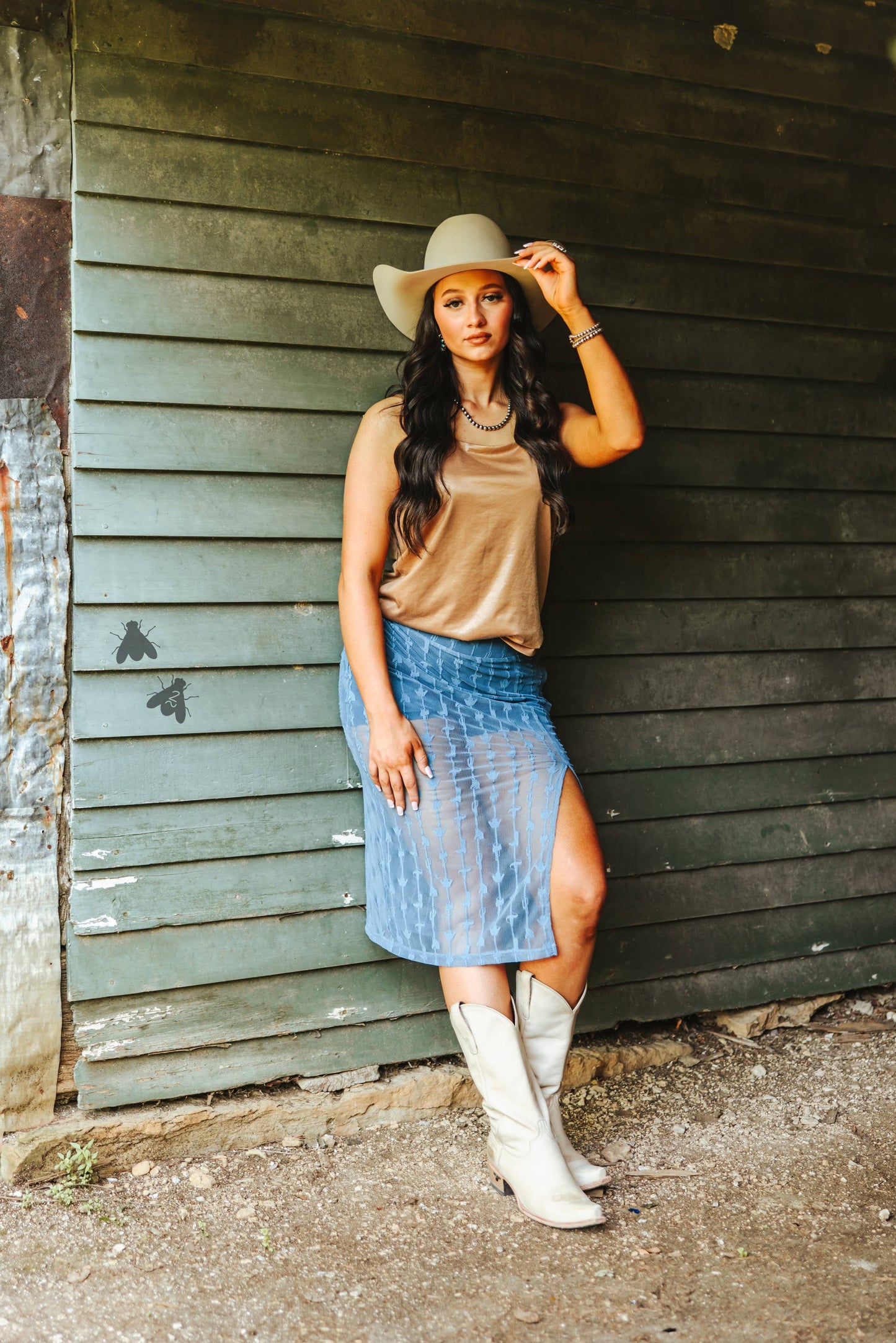SOUTHERN DRAW [skirt] *DENIM